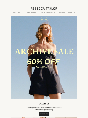 Rebecca Taylor - YOU'VE LOOKED LONG ENOUGH—60% OFF STARTS NOW....