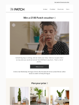 Patch Plants (UK) - Win a £100 voucher 🏆