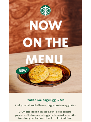 Starbucks - Crack into something new 🍳