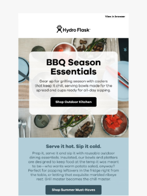 Hydroflask - BBQ season essentials are here