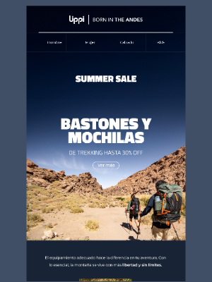 Lippi (Chile) - Bastones y mochilas de trekking hasta 30% OFF