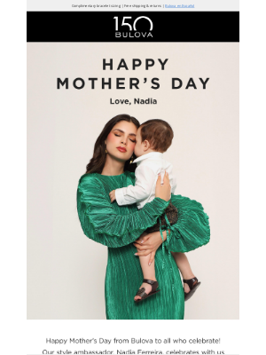 Bulova - Celebrating Moms Everywhere: Happy Mother’s Day!