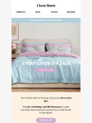 I Love Linen (Australia) - Every Layer On Sale