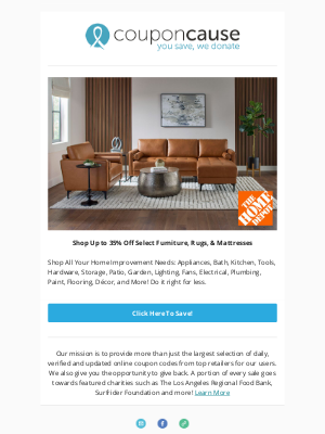 Coupon Cause - Save On Furniture! 🏠 | Up to 35% Off at Home Depot!