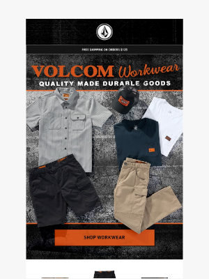 Volcom - Volcom Workwear 🛠️ All Day, Every Day!