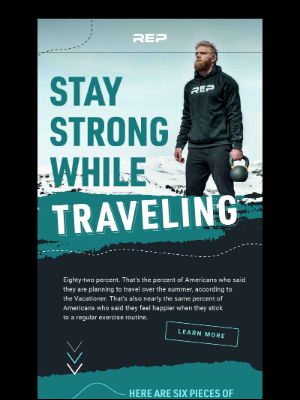 REP Fitness - How to Stay Strong While Traveling This Summer