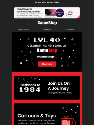 GameStop - Never stop celebrating! Shop more 40th Birthday deals...