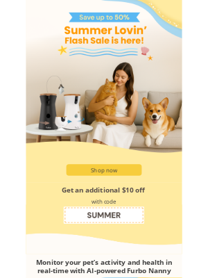 Furbo Dog Camera - Summer Lovin’ Flash Sale