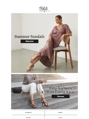 BHFO - Grab Your Perfect Summer Sandals!