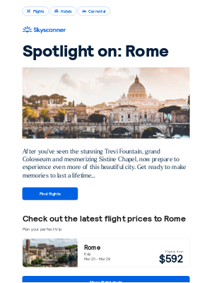 Skyscanner  - Spotlight on: Rome