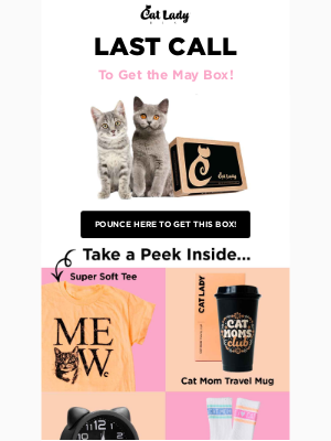 CatLadyBox - ⏰ FINAL HOURS! Get the Annual Cat Moms Box!