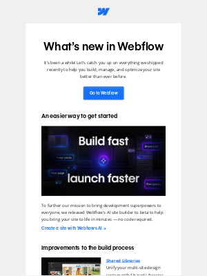 Webflow - Since you’ve been gone: New features and updates