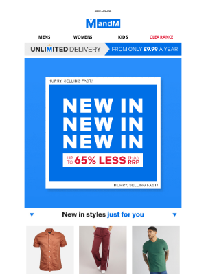 M and M Direct (United Kingdom) - New In Just For You 📣 HURRY, selling fast!