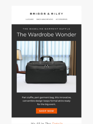 Briggs & Riley - The Game-Changing 2-In-1 Bag You Need