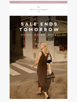 Petite Studio - Season-End Savings is About to End.