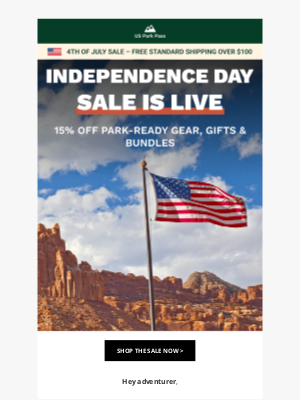 US Park Pass - The Sale Is Live – 15% Off Outdoor Essentials