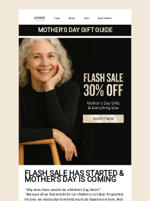 AHAVA - Flash Sale & Mother's Day Gift Guide 🤍