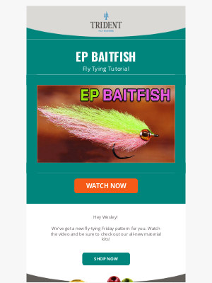 tridentflyfishing.com - How to Tie the EP Baitfish Fly