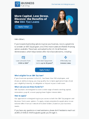 Funding Circle - Low-rate SBA 7(a) loans | $10K–$5M in capital