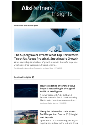 AlixPartners - The Supergrower Effect: What Top Performers Teach Us About Practical, Sustainable Growth
