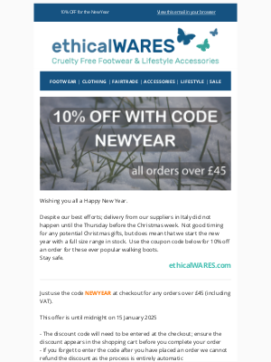 ethicalwares - Don't miss out on 10% OFF your next purchase