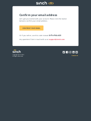 Sinch (Pathwire) - Sinch – Let’s get you verified!