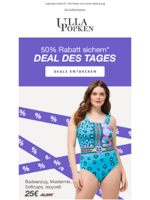 Ulla Popken (Germany) - -50% auf ein exklusives Teil 🎉 Nur bis Mitternacht!