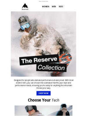 Burton Snowboards - The New Reserve Collection is Here
