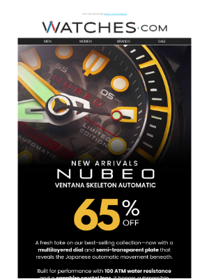 Watches - Nubeo's Ventana Returns—Stronger Than Ever 🌊