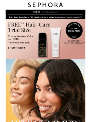 Sephora - Hot summer hair will be yours. You just need these.