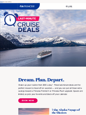 Princess Cruises - Call yourself a world-traveler from $90 a day 🗺️