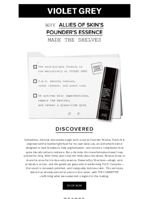 VIOLET GREY - Only at VIOLET: Allies of Skin’s Founder’s Essence