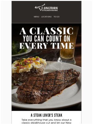 LongHorn Steakhouse - A steak you can count on
