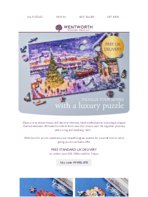 Wentworth Puzzles (United Kingdom) - Delight your senses with a wooden puzzle