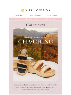 Yellow Box Shoes - New season. New Shoes. Ready for a refresh?