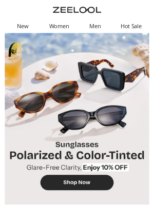 Zeelool - Glare-Free Clarity, Enjoy 10% OFF