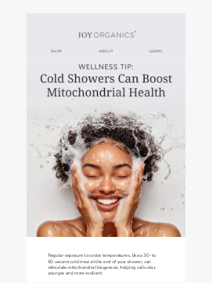 Want to Age Gracefully? Cool Your Showers
