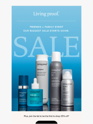 Living Proof - Don’t miss our biggest SALE of the year!