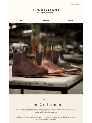 R.M.Williams - Step into our bestselling boot