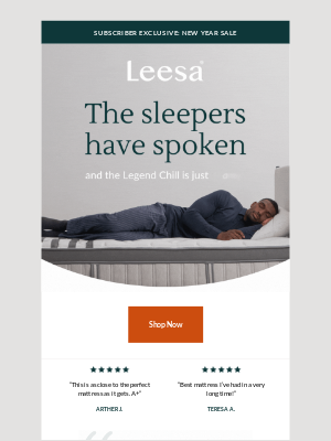 Leesa - The sleepers have spoken... this mattress is a LEGEND