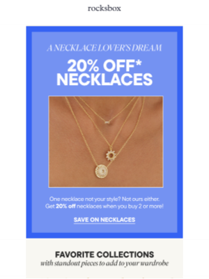 Rocksbox - 🔔 20% Off Necklaces Won’t Last