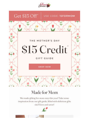 Is It Too Early to Mention… Mom?