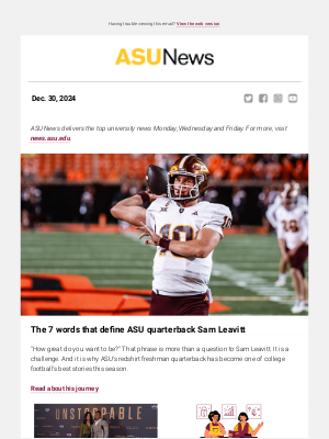 Arizona State University - 7 words that define ASU's quarterback