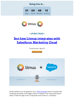 Litmus - Tomorrow: Smarter, better, faster, stronger workflows