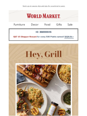 World Market - Time is running out… Save 15% when you Buy Online, Pick Up In Store!