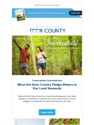 Destination Door County - Food, Fun and Conservation Door County-Style