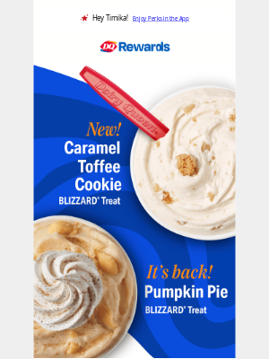 Dairy Queen - It’s back! The Pumpkin Pie BLIZZARD® Treat