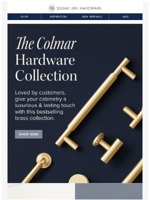 Signature Hardware - Behold this hardware fave 💫