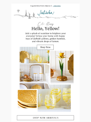 Juliska - Hello, Yellow!