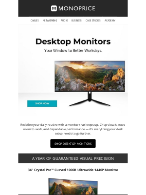 Monoprice - Monitors That Make Multitasking Easy 👀